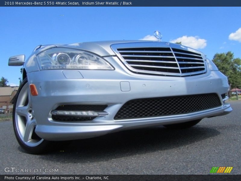 Iridium Silver Metallic / Black 2010 Mercedes-Benz S 550 4Matic Sedan