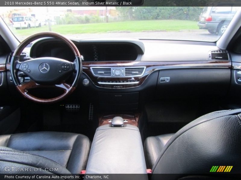 Iridium Silver Metallic / Black 2010 Mercedes-Benz S 550 4Matic Sedan