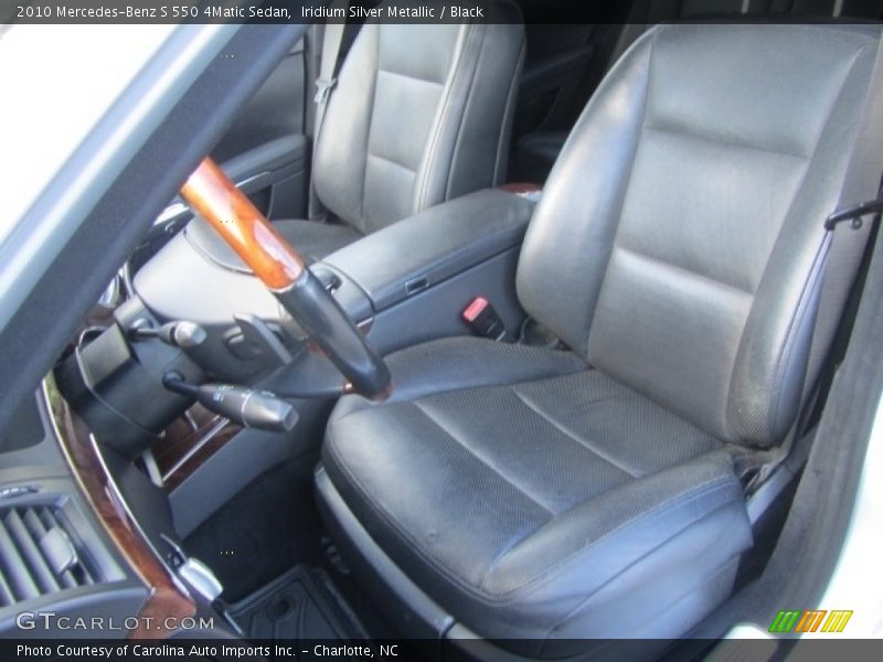 Iridium Silver Metallic / Black 2010 Mercedes-Benz S 550 4Matic Sedan