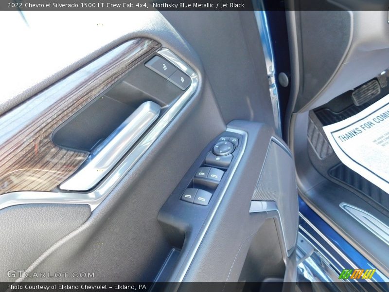 Northsky Blue Metallic / Jet Black 2022 Chevrolet Silverado 1500 LT Crew Cab 4x4