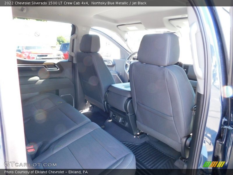 Northsky Blue Metallic / Jet Black 2022 Chevrolet Silverado 1500 LT Crew Cab 4x4