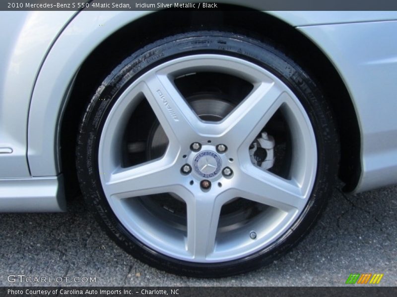 Iridium Silver Metallic / Black 2010 Mercedes-Benz S 550 4Matic Sedan