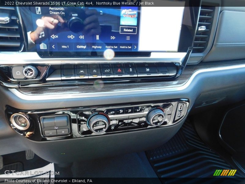 Northsky Blue Metallic / Jet Black 2022 Chevrolet Silverado 1500 LT Crew Cab 4x4