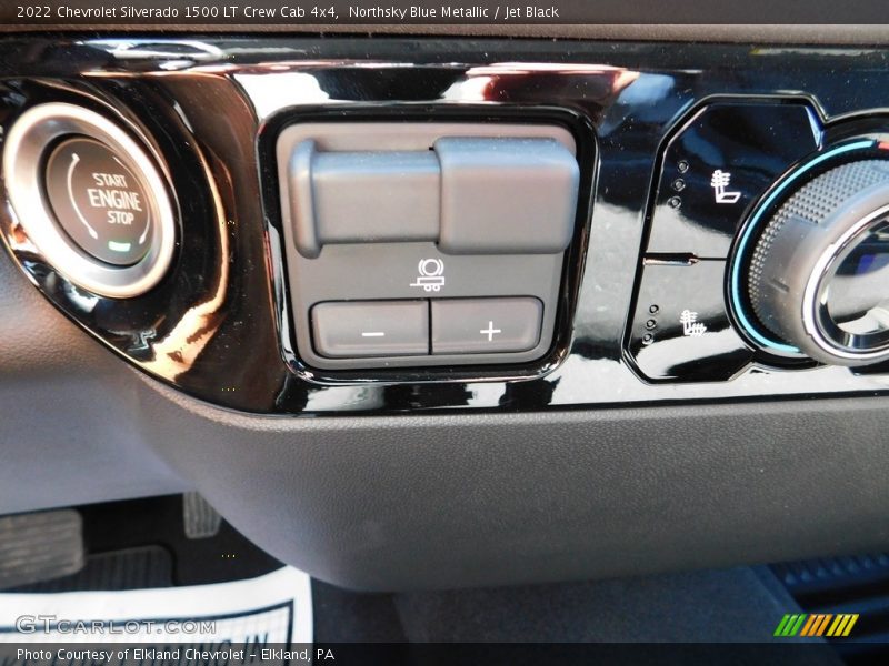 Northsky Blue Metallic / Jet Black 2022 Chevrolet Silverado 1500 LT Crew Cab 4x4