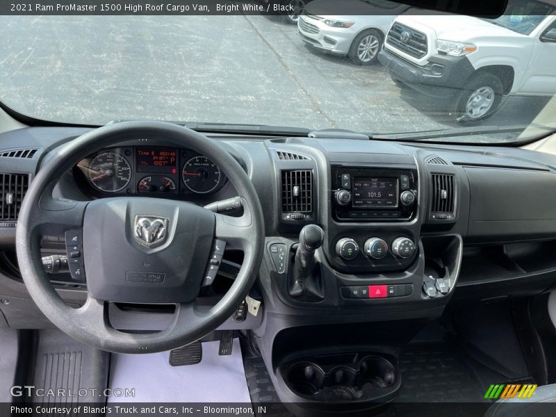 Bright White / Black 2021 Ram ProMaster 1500 High Roof Cargo Van