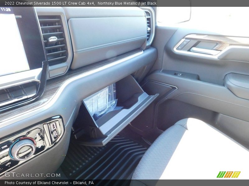 Northsky Blue Metallic / Jet Black 2022 Chevrolet Silverado 1500 LT Crew Cab 4x4