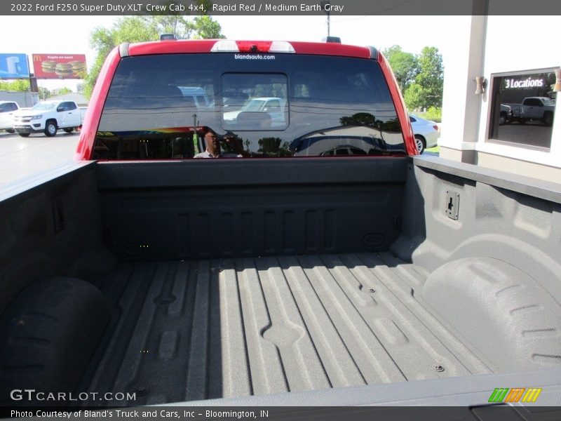 Rapid Red / Medium Earth Gray 2022 Ford F250 Super Duty XLT Crew Cab 4x4