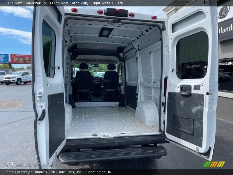 Bright White / Black 2021 Ram ProMaster 1500 High Roof Cargo Van