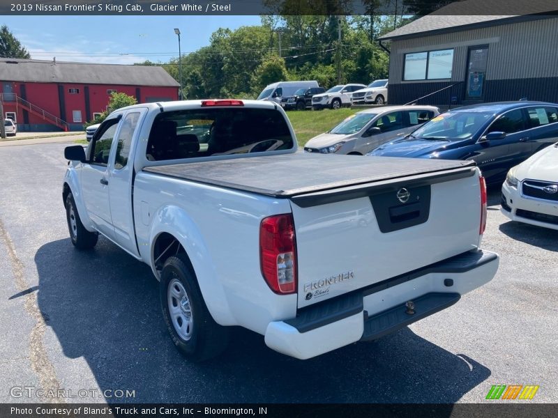 Glacier White / Steel 2019 Nissan Frontier S King Cab