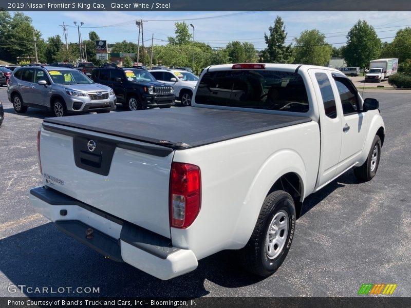 Glacier White / Steel 2019 Nissan Frontier S King Cab