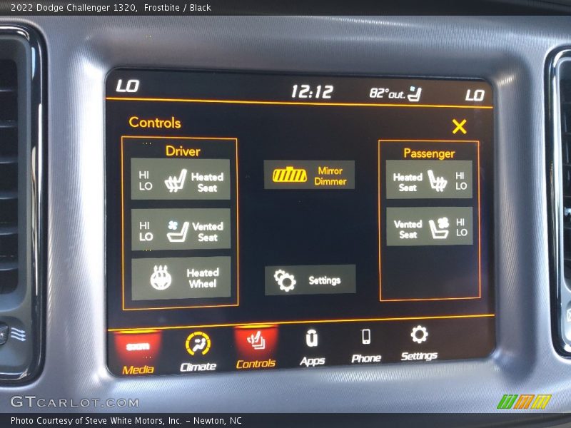 Frostbite / Black 2022 Dodge Challenger 1320