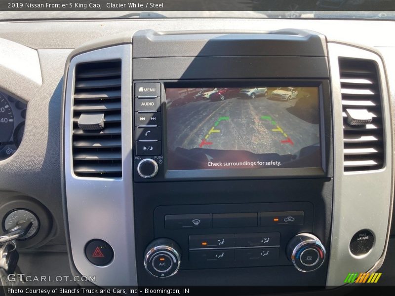 Glacier White / Steel 2019 Nissan Frontier S King Cab