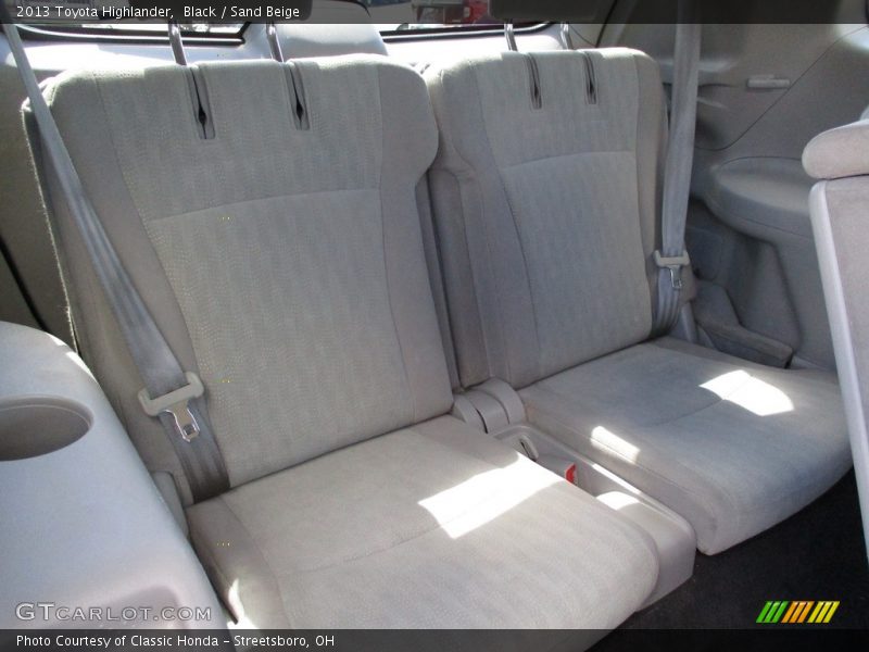 Black / Sand Beige 2013 Toyota Highlander