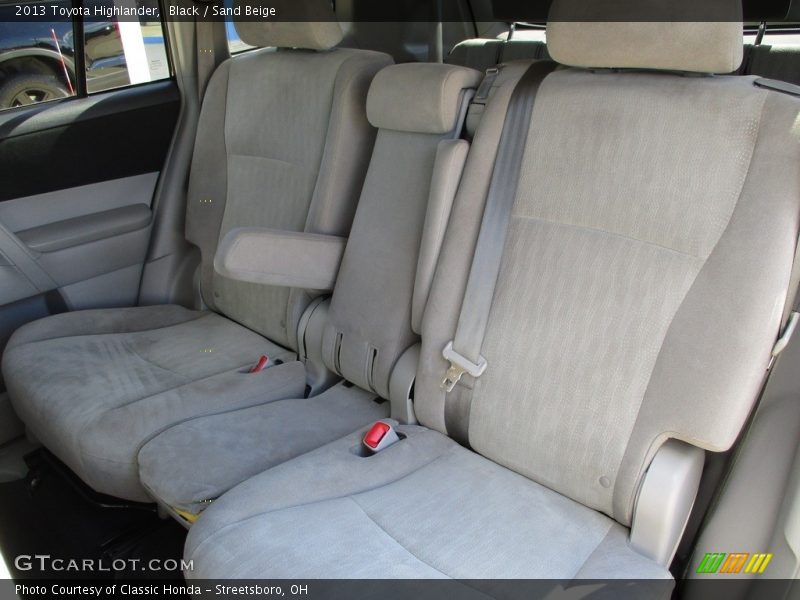 Black / Sand Beige 2013 Toyota Highlander