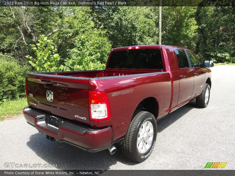 Delmonico Red Pearl / Black 2022 Ram 2500 Big Horn Mega Cab 4x4