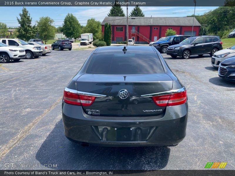 Graphite Gray Metallic / Medium Titanium 2016 Buick Verano Convenience Group