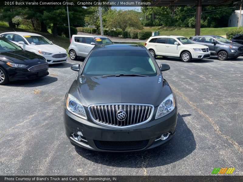 Graphite Gray Metallic / Medium Titanium 2016 Buick Verano Convenience Group