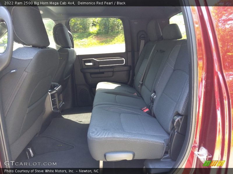 Rear Seat of 2022 2500 Big Horn Mega Cab 4x4