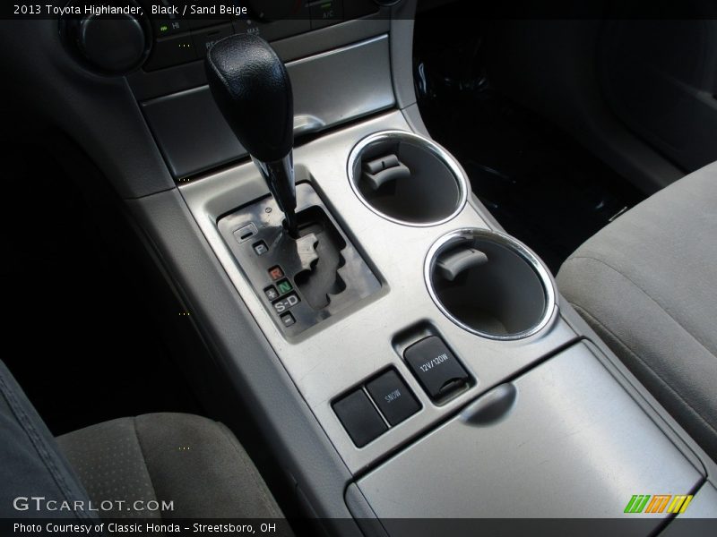 Black / Sand Beige 2013 Toyota Highlander