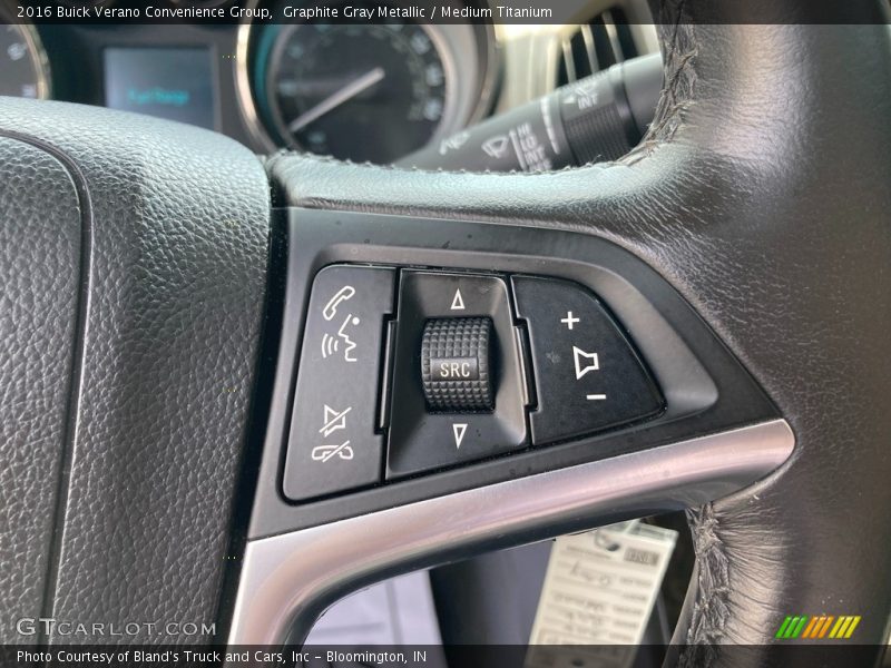 Graphite Gray Metallic / Medium Titanium 2016 Buick Verano Convenience Group