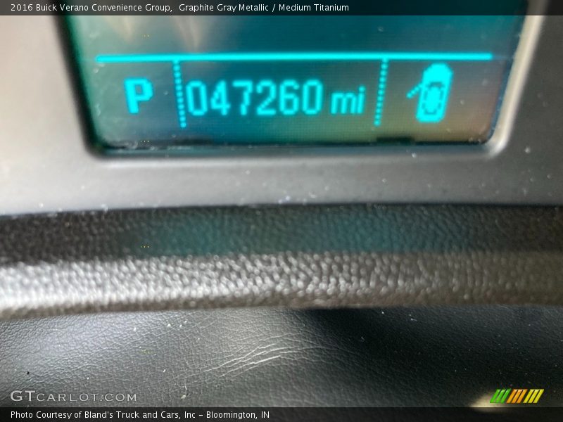 Graphite Gray Metallic / Medium Titanium 2016 Buick Verano Convenience Group