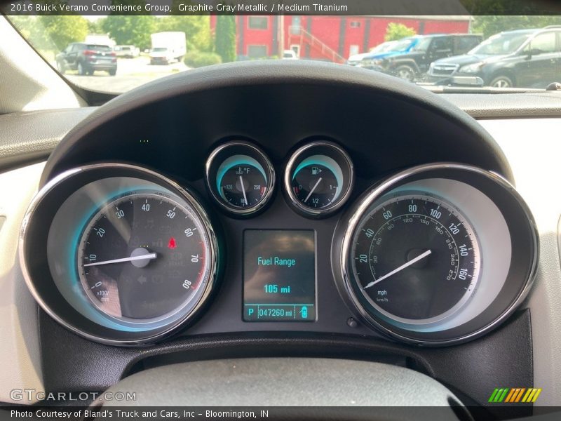 Graphite Gray Metallic / Medium Titanium 2016 Buick Verano Convenience Group