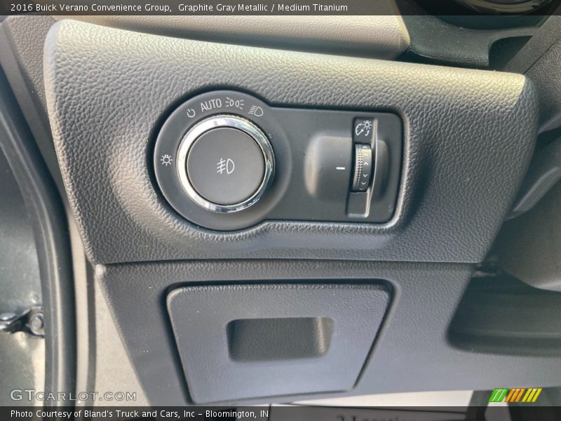 Graphite Gray Metallic / Medium Titanium 2016 Buick Verano Convenience Group