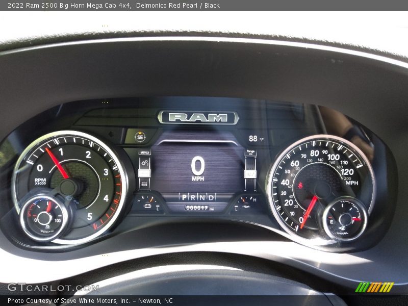  2022 2500 Big Horn Mega Cab 4x4 Big Horn Mega Cab 4x4 Gauges