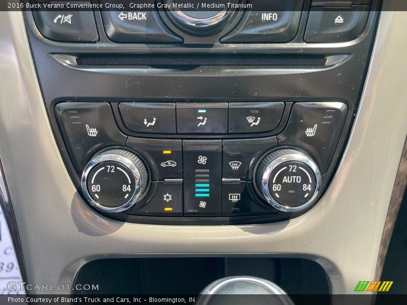 Graphite Gray Metallic / Medium Titanium 2016 Buick Verano Convenience Group