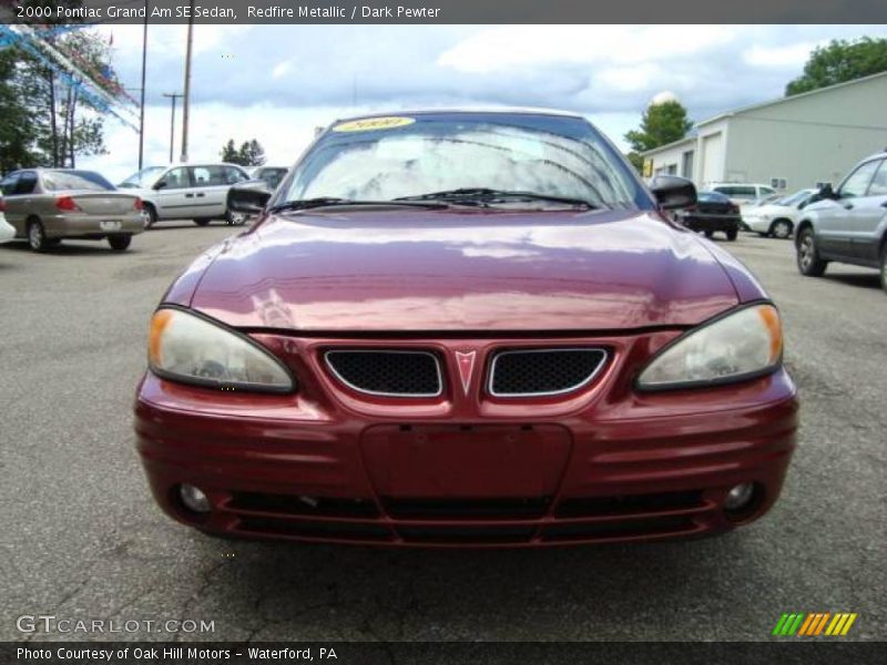 Redfire Metallic / Dark Pewter 2000 Pontiac Grand Am SE Sedan