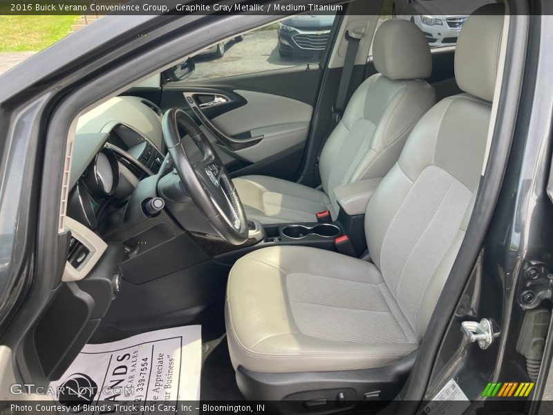 Graphite Gray Metallic / Medium Titanium 2016 Buick Verano Convenience Group