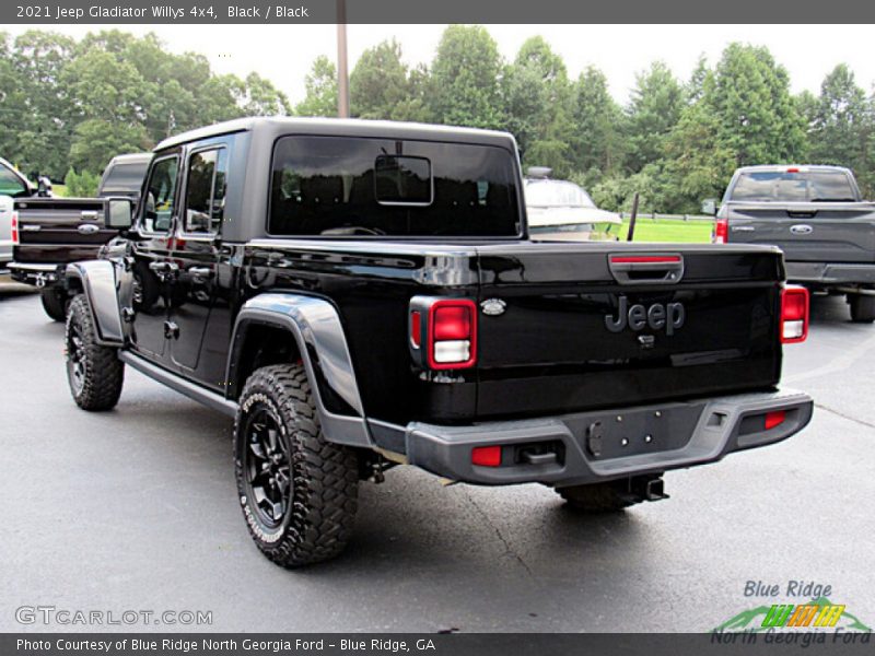Black / Black 2021 Jeep Gladiator Willys 4x4
