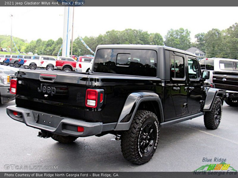 Black / Black 2021 Jeep Gladiator Willys 4x4