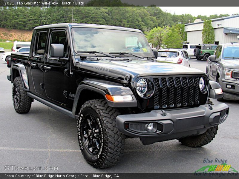 Black / Black 2021 Jeep Gladiator Willys 4x4