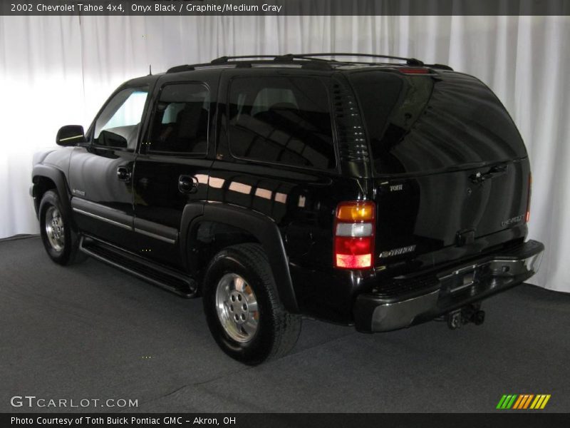 Onyx Black / Graphite/Medium Gray 2002 Chevrolet Tahoe 4x4