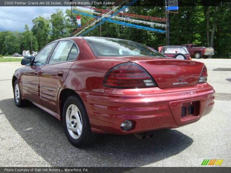 Redfire Metallic / Dark Pewter 2000 Pontiac Grand Am SE Sedan