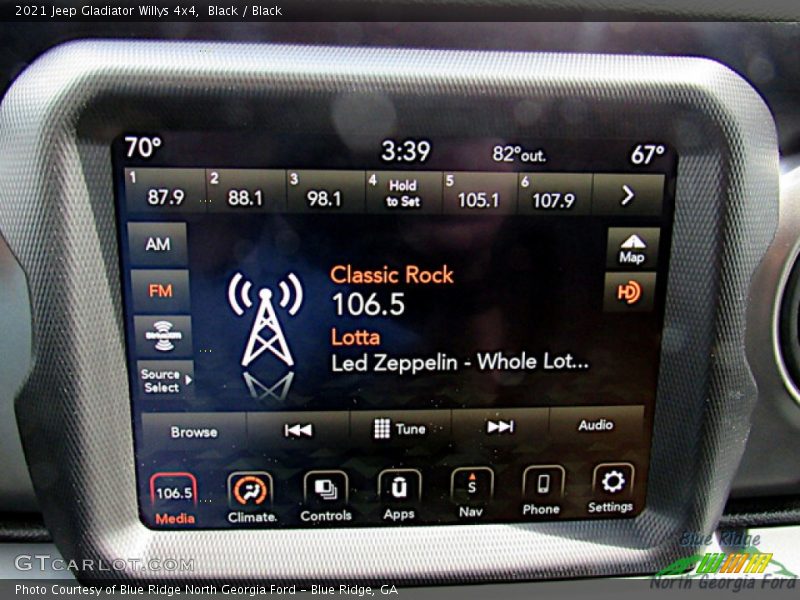 Black / Black 2021 Jeep Gladiator Willys 4x4