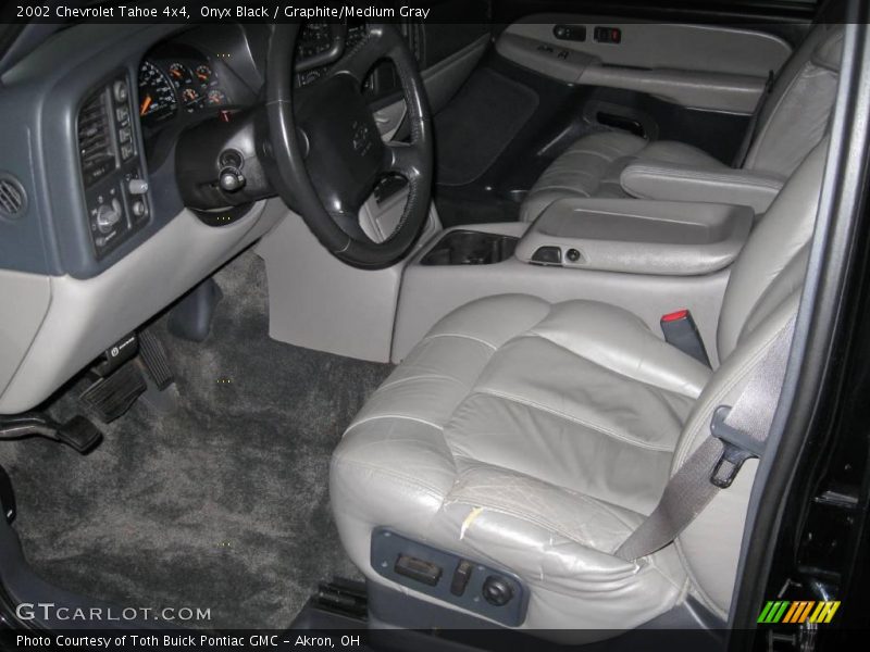 Onyx Black / Graphite/Medium Gray 2002 Chevrolet Tahoe 4x4