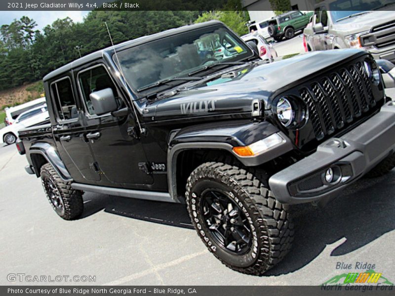 Black / Black 2021 Jeep Gladiator Willys 4x4