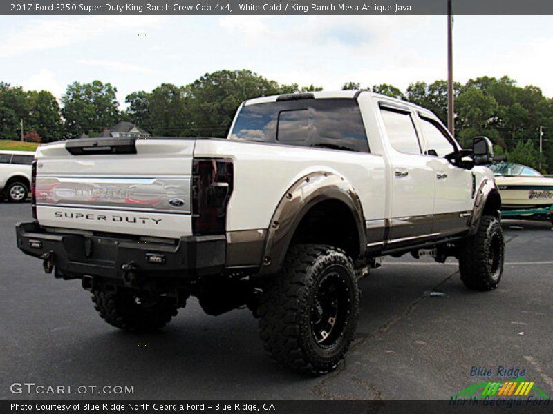 White Gold / King Ranch Mesa Antique Java 2017 Ford F250 Super Duty King Ranch Crew Cab 4x4