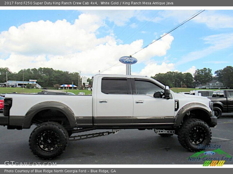 White Gold / King Ranch Mesa Antique Java 2017 Ford F250 Super Duty King Ranch Crew Cab 4x4