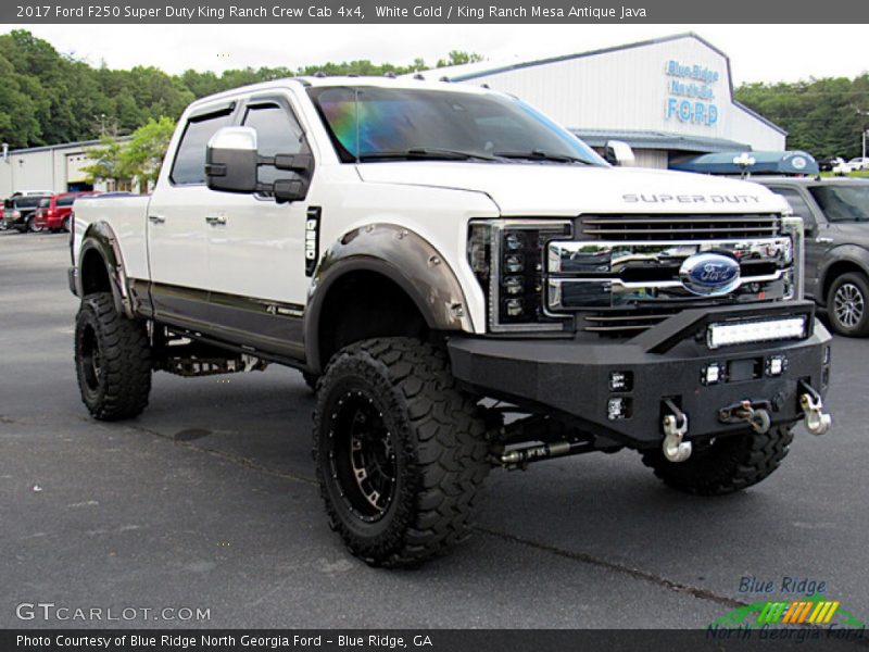 White Gold / King Ranch Mesa Antique Java 2017 Ford F250 Super Duty King Ranch Crew Cab 4x4
