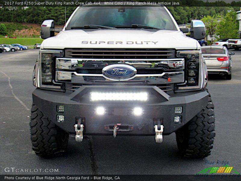 White Gold / King Ranch Mesa Antique Java 2017 Ford F250 Super Duty King Ranch Crew Cab 4x4
