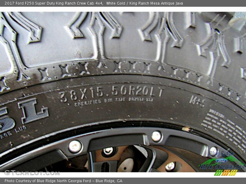 White Gold / King Ranch Mesa Antique Java 2017 Ford F250 Super Duty King Ranch Crew Cab 4x4
