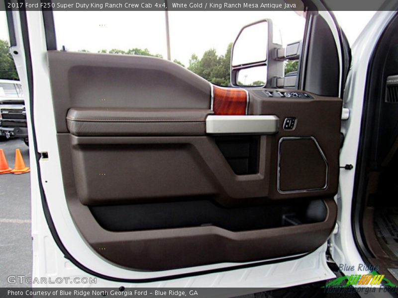 White Gold / King Ranch Mesa Antique Java 2017 Ford F250 Super Duty King Ranch Crew Cab 4x4