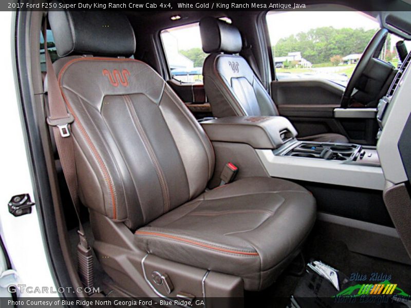 White Gold / King Ranch Mesa Antique Java 2017 Ford F250 Super Duty King Ranch Crew Cab 4x4