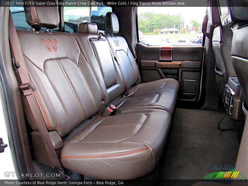White Gold / King Ranch Mesa Antique Java 2017 Ford F250 Super Duty King Ranch Crew Cab 4x4