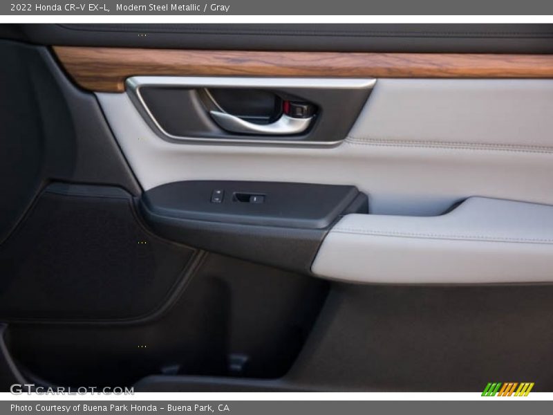 Modern Steel Metallic / Gray 2022 Honda CR-V EX-L