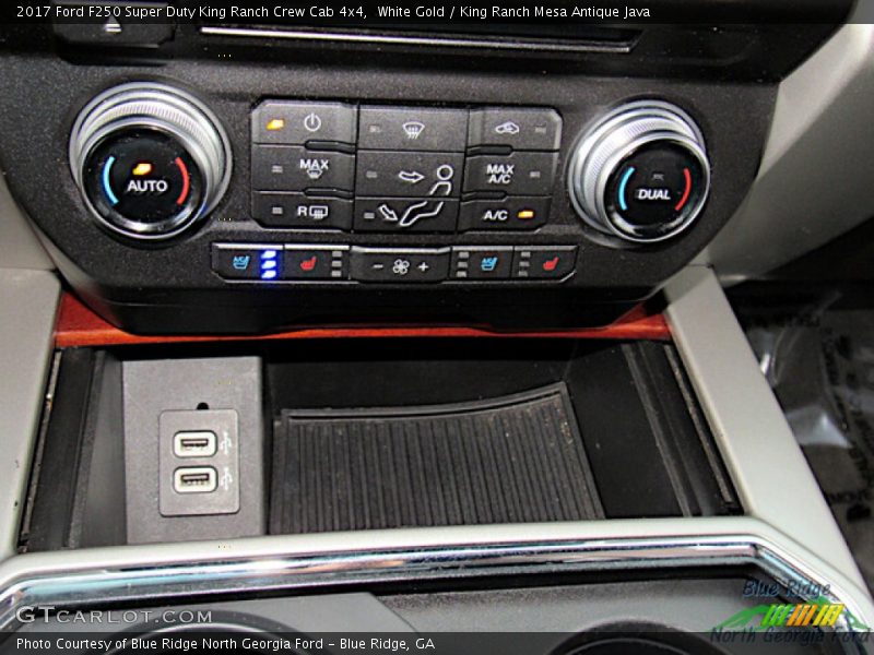 White Gold / King Ranch Mesa Antique Java 2017 Ford F250 Super Duty King Ranch Crew Cab 4x4