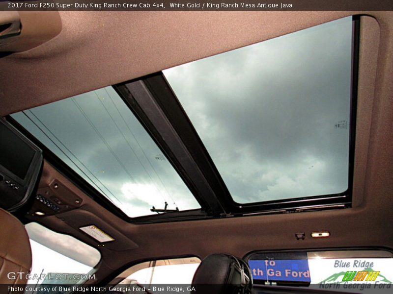 White Gold / King Ranch Mesa Antique Java 2017 Ford F250 Super Duty King Ranch Crew Cab 4x4